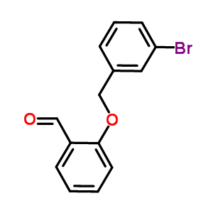 2-[(3-溴苄基)氧基]苯甲醛结构式_172685-68-6结构式