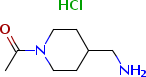 1-乙酰基-4-哌啶甲胺结构式_173337-02-5结构式