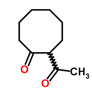 2-乙酰基环辛烷-1-酮结构式_17343-99-6结构式