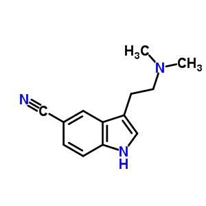 3-[2-(Dimethylamino)ethyl]-1h-indole-5-carbonitrile Structure,17380-42-6Structure