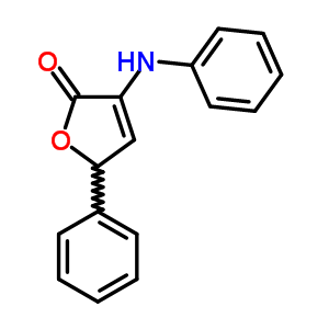 3-苯胺-5-苯基-5H-呋喃-2-酮结构式_17408-56-9结构式
