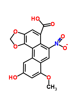马兜铃酸D结构式_17413-38-6结构式