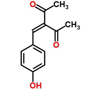 3-[(4-羟基苯基)亚甲基]-2,4-戊二酮结构式_17792-58-4结构式