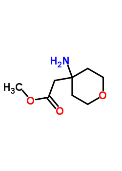 4-氨基四氢吡喃-4-乙酸甲酯结构式_178242-93-8结构式