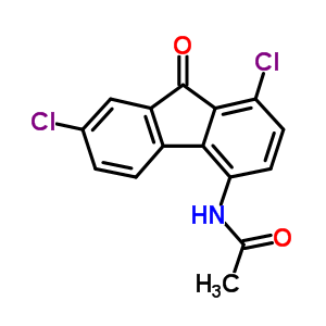 N-(2,7-二氯-9-氧代芴-4-基)-乙酰胺结构式_1785-05-3结构式