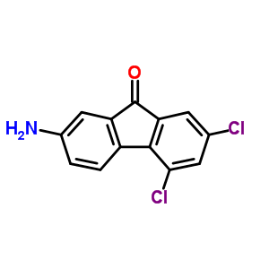 7-氨基-2,4-二氯-芴-9-酮结构式_1785-32-6结构式