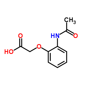 2-[2-(乙酰基氨基)苯氧基]-乙酸结构式_1798-12-5结构式