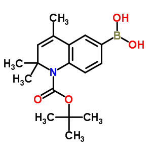 1-(Tert-butoxycarbonyl)-1,2-dihydro-2,2,4-trimethylquinolin-6-yl-6-boronic acid Structure,179894-36-1Structure