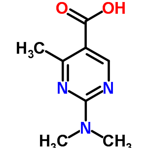 2-(二甲基氨基)-4-甲基嘧啶-5-羧酸结构式_180283-68-5结构式