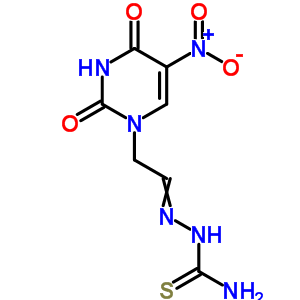 [2-(5-硝基-2,4-二氧代-嘧啶-1-基)亚乙基氨基]硫代脲结构式_18162-02-2结构式