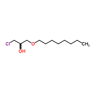 1-氯-3-(辛基氧基)-2-丙醇结构式_18371-71-6结构式