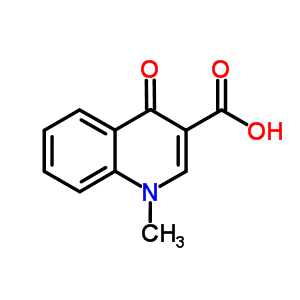 1-甲基-4-氧代-1,4-二氢喹啉-3-羧酸结构式_18471-99-3结构式