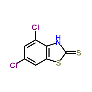 4,6-Dichloro-3h-benzothiazole-2-thione Structure,1849-72-5Structure