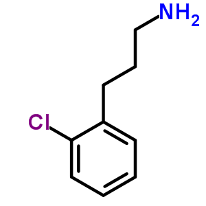 3-(2-氯苯基)-1-丙胺结构式_18655-48-6结构式