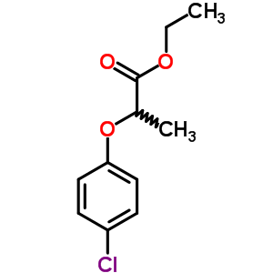 2-对氯苯氧基-2-甲基丙酸乙酯结构式_18671-89-1结构式