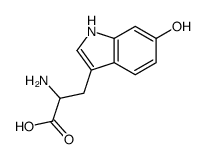 2-氨基-3-(6-羟基-1H-吲哚-3-基)丙酸结构式_18749-30-9结构式