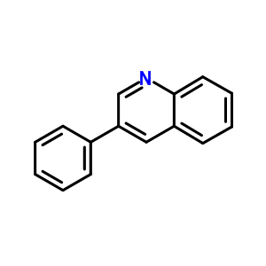 3-苯基喹啉结构式_1875-37-2结构式