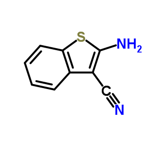 2-氨基苯并[b]噻吩-3-甲腈结构式_18774-47-5结构式