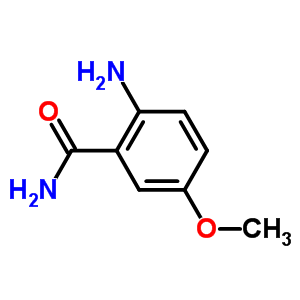 2-氨基-5-甲氧基苯甲酰胺结构式_1882-71-9结构式