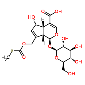 鸡屎藤苷酸结构式_18842-98-3结构式