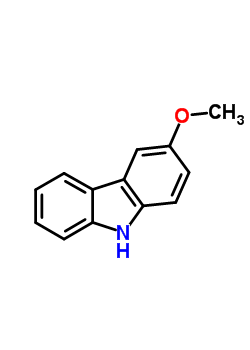 3-甲氧基-9H-咔唑结构式_18992-85-3结构式