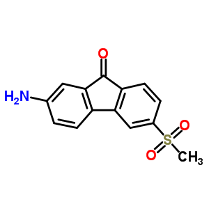 2-氨基-6-甲基磺酰基-芴-9-酮结构式_19030-13-8结构式