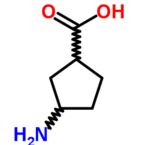 3-氨基环戊烷-1-羧酸结构式_19042-35-4结构式