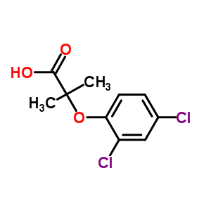2-(2,4-二氯苯氧基)-2-甲基丙酸结构式_1914-66-5结构式