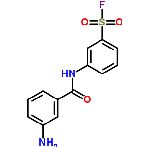 3-[(3-氨基苯甲酰基)氨基]苯磺酰氯结构式_19160-17-9结构式