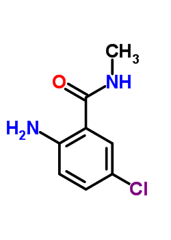 2-氨基-5-氯-N-甲基苯甲酰胺结构式_19178-37-1结构式