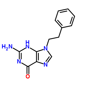2-氨基-9-苯乙基-3H-嘌呤-6-酮结构式_19188-48-8结构式