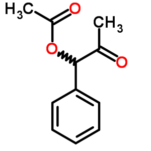 1-(乙酰基氧基)-1-苯基-2-丙酮结构式_19275-80-0结构式