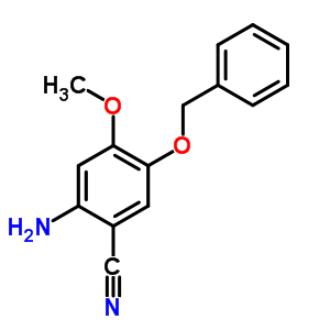 2-氨基-5-(苄氧基)-4-甲氧基苯腈结构式_192869-57-1结构式