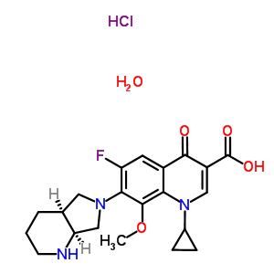 Moxifloxacin, hydrochloride monohydrate Structure,192927-63-2Structure