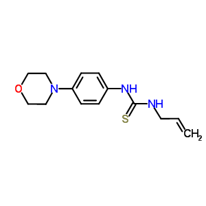 1-烯丙基-3-(4-吗啉苯基)硫脲结构式_19318-84-4结构式