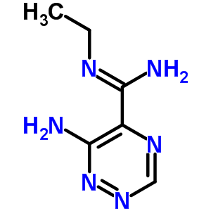 6-氨基-n-乙基-1,2,4-三嗪-5-羧酰胺结构式_19359-62-7结构式