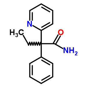 2-苯基-2-吡啶-2-基-丁酰胺结构式_19395-43-8结构式