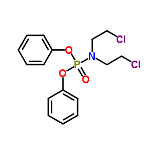 二苯基磷酸二(2-氯乙基)酰胺结构式_1950-04-5结构式