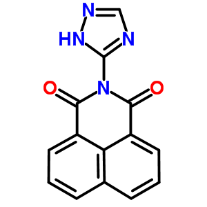 2-(1H-1,2,4-triazol-5-yl)-1h-benzo(de)isoquinoline-1,3(2h)-dione Structure,19691-97-5Structure
