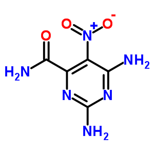 4-嘧啶羧酰胺,2,6-二氨基-5-硝基-结构式_19796-69-1结构式