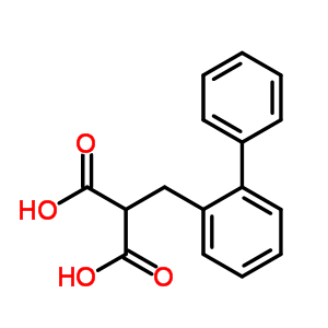 2-[(2-苯基苯基)甲基]丙二酸结构式_19853-18-0结构式