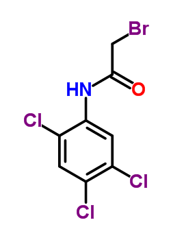 2-溴-n-(2,4,5-三氯苯基)乙酰胺结构式_19889-61-3结构式