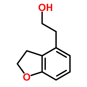 2-(2,3-二氢苯并呋喃-4-基)乙醇结构式_199391-76-9结构式