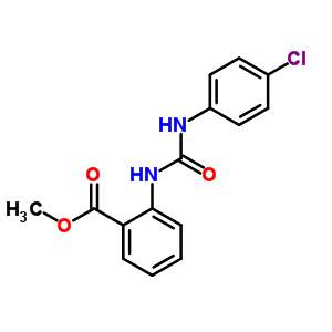 Methyl 2-[(4-chlorophenyl)carbamoylamino]benzoate Structure,19959-41-2Structure
