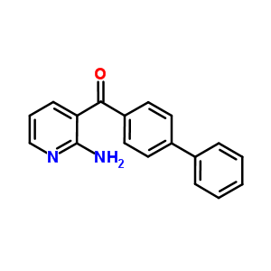(2-氨基-3-吡啶)-[1,1-联苯]-4-甲酮结构式_200427-07-2结构式
