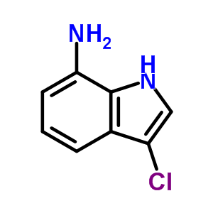 7-氨基-3-氯吲哚盐酸盐结构式_200482-54-8结构式