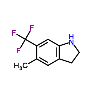 6-(Trifluoromethyl)-5-methylindoline Structure,200711-22-4Structure