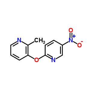 3-(5-Nitropyridin-2-yloxy)-2-methylpyridine Structure,200940-26-7Structure