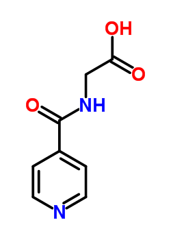 2-(Isonicotinoylamino)acetic acid Structure,2015-20-5Structure