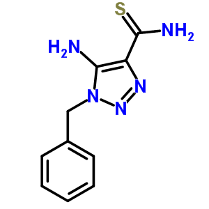 5-氨基-1-苄基-噻唑-4-硫代甲酰胺结构式_20271-34-5结构式